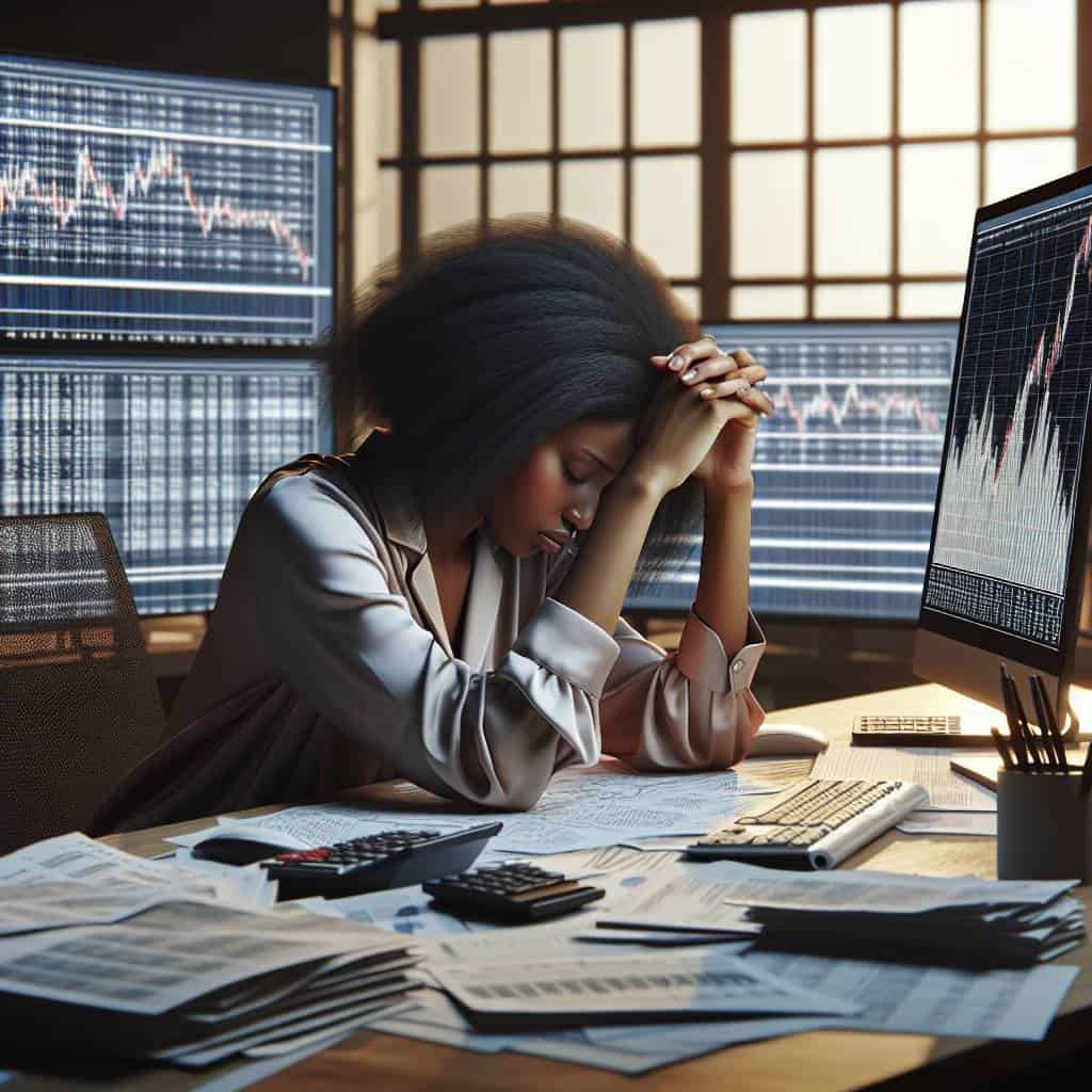 Interest rate effect on investors' stress.