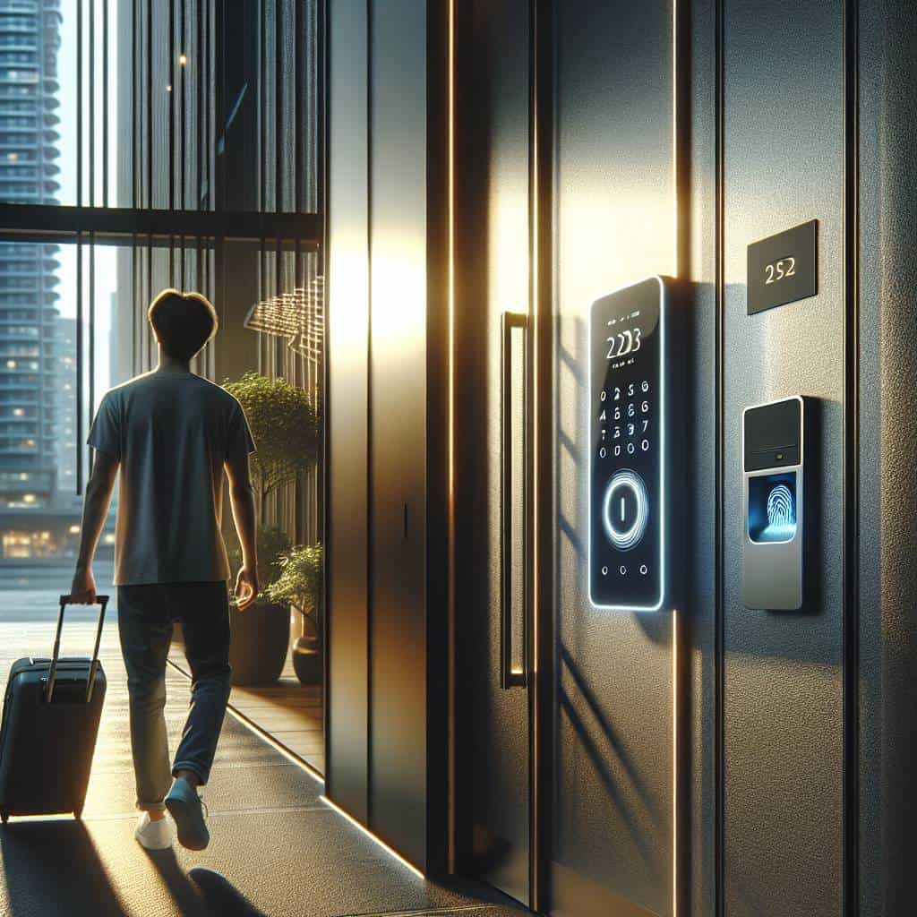 Keyless entry systems for Airbnb entrance