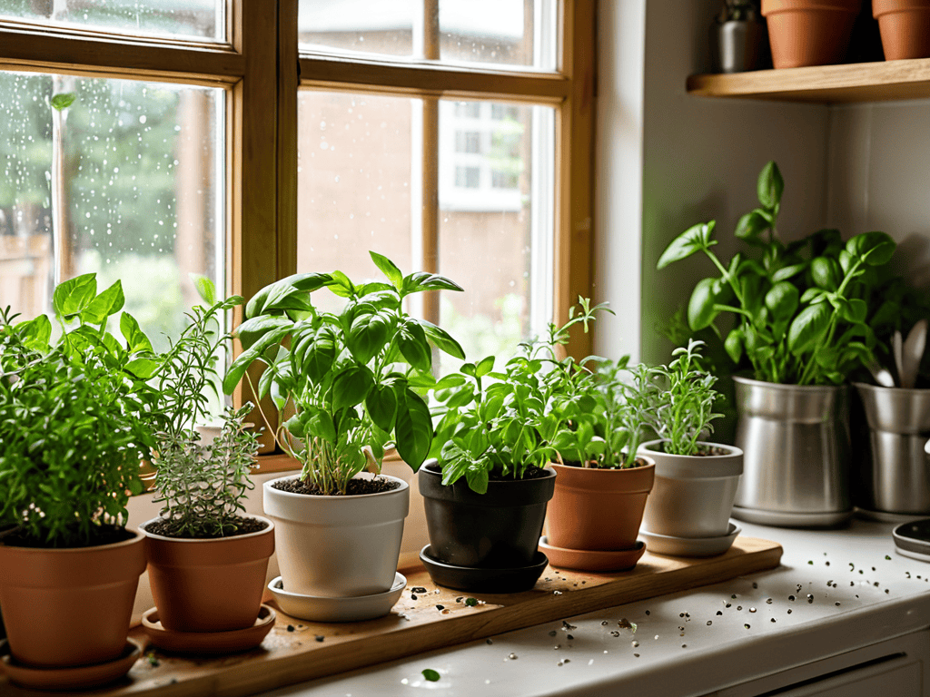 a beginner's guide to indoor herb gardening