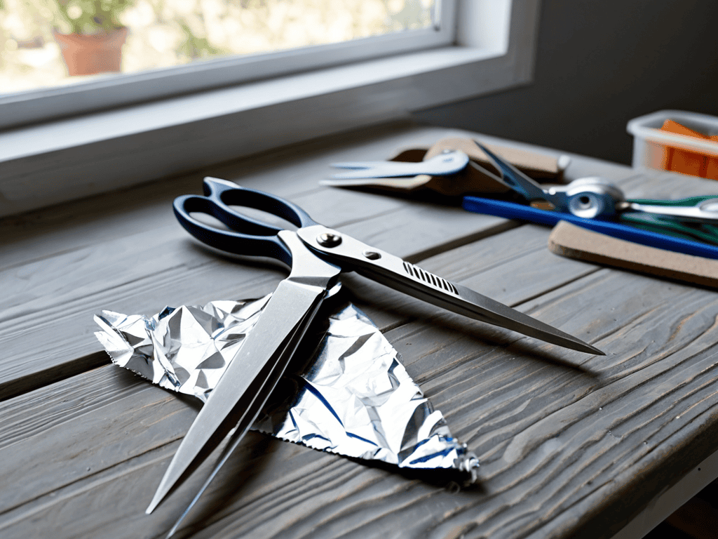 Sharpening Scissors Foil