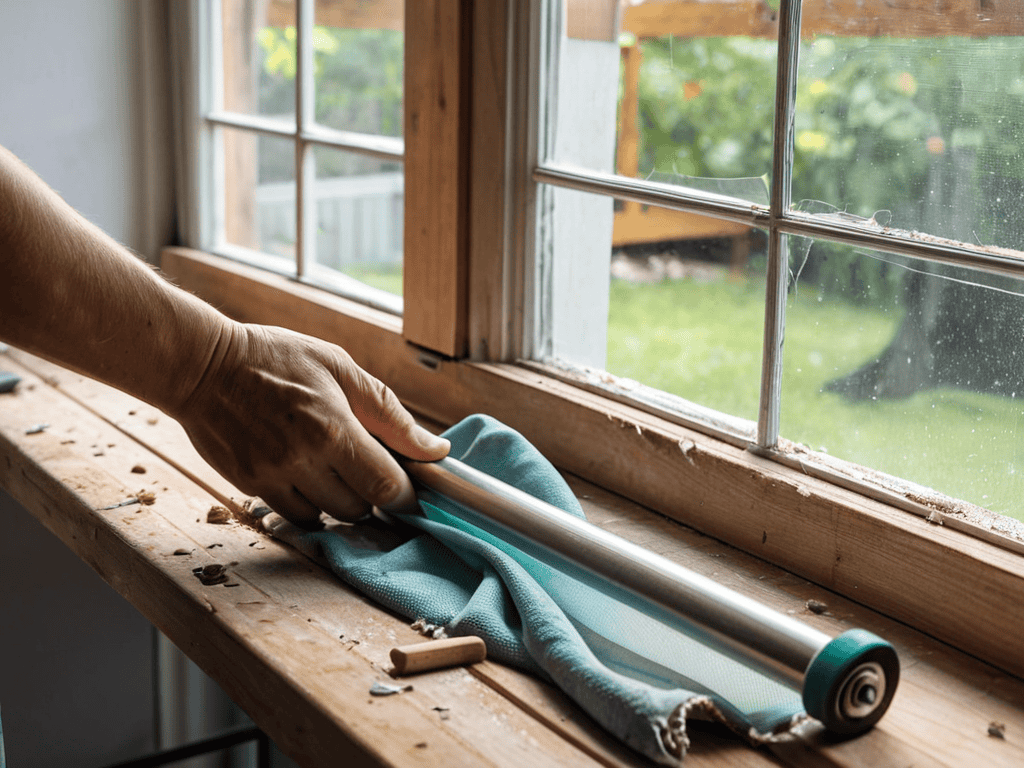 Replacing Window Screen Quickly