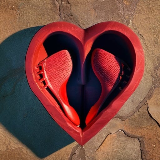 Heart as Foundation abstract art illustration